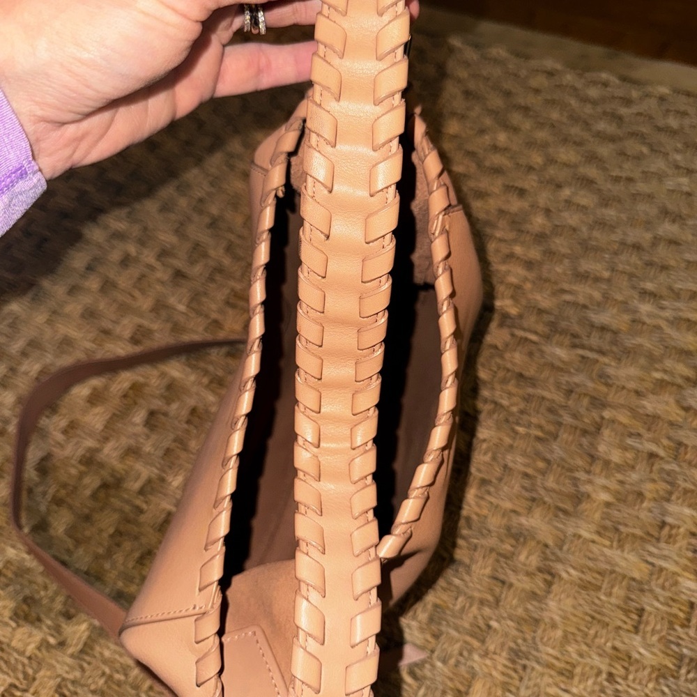 AllSaints Nude Pink Courtney Hobo Bag - Picture 9 of 10